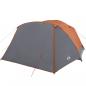 Preview: Campingzelt mit Vorzelt 4 Personen Orange Wasserdicht