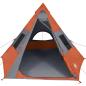 Preview: Tipi-Campingzelt 7 Personen Orange Wasserdicht