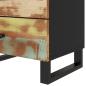 Preview: Nachttisch 50x33x62 cm Altholz Massiv & Holzwerkstoff