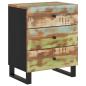 Preview: Nachttisch 50x33x62 cm Altholz Massiv & Holzwerkstoff