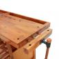 Preview: Werkbank mit Schubladen Schraubstöcken 192x62x83 cm Akazienholz