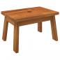 Preview: Tritthocker 38x26x22 cm Massivholz Akazie