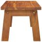 Preview: Tritthocker 38x26x22 cm Massivholz Akazie