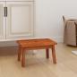 Preview: Tritthocker 38x26x22 cm Massivholz Akazie