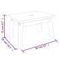 Preview: Tritthocker 38x26x22 cm Massivholz Akazie