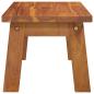 Preview: Tritthocker 38x26x22 cm Massivholz Akazie