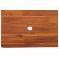 Preview: Tritthocker 38x26x22 cm Massivholz Akazie