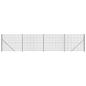 Preview: Maschendrahtzaun mit Bodenflansch Anthrazit 2x10 m