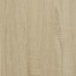 Preview: ARDEBO.de - Couchtisch Sonoma-Eiche 100x50x50 cm Holzwerkstoff und Metall