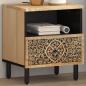 Preview: ARDEBO.de - Nachttisch 40x33x46 cm Massivholz Mango