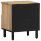 Preview: Nachttisch 40x33x46 cm Massivholz Mango