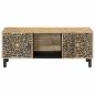 Preview: Couchtisch 100x54x40 cm Massivholz Mango