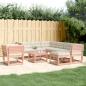 Preview: ARDEBO.de - 8-tlg. Garten-Lounge-Set mit Kissen Massivholz Douglasie