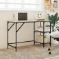 Preview: Schreibtisch Sonoma-Eiche 120x50x75 cm Metall Holzwerkstoff