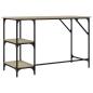 Preview: Schreibtisch Sonoma-Eiche 120x50x75 cm Metall Holzwerkstoff