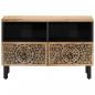 Preview: TV-Schrank 70x33x46 cm Massivholz Mango