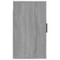 Preview: TV-Wandschrank Grau Sonoma 40x34,5x60 cm