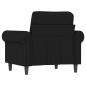 Preview: Sessel Schwarz 60 cm Samt