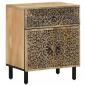 Preview: Nachttisch 50x33x60 cm Massivholz Mango