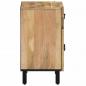 Preview: Nachttisch 50x33x60 cm Massivholz Mango
