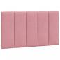 Preview: Kopfteil-Kissen Rosa 90 cm Samt