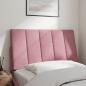 Preview: Kopfteil-Kissen Rosa 90 cm Samt