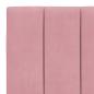 Preview: Kopfteil-Kissen Rosa 90 cm Samt