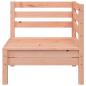 Preview: Gartensofa 3-Sitzer mit Hocker Massivholz Douglasie