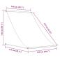 Preview: Einziehbare Markise 150×150 cm Gelb und Weiß