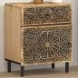 Preview: ARDEBO.de - Nachttisch 50x33x60 cm Massivholz Mango