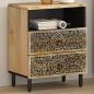 Preview: ARDEBO.de - Nachttisch 50x33x60 cm Massivholz Mango
