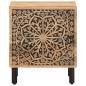 Preview: Nachttisch 40x33x46 cm Massivholz Mango