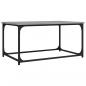 Preview: Couchtisch Grau Sonoma 80x50x40 cm Holzwerkstoff und Eisen