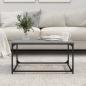 Preview: Couchtisch Grau Sonoma 80x50x40 cm Holzwerkstoff und Eisen