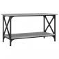 Preview: Couchtisch Grau Sonoma 80x45x45 cm Holzwerkstoff und Eisen