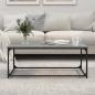 Preview: Couchtisch Grau Sonoma 102x50x40 cm Holzwerkstoff und Eisen