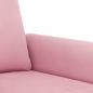 Preview: 2-tlg. Sofagarnitur mit Kissen Rosa Samt