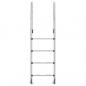 Preview: Pool-Leiter 54x38x184,5 cm Edelstahl 304