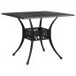 Preview: 3-tlg. Bistro-Set Aluminiumguss Schwarz