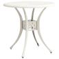 Preview: 5-tlg. Bistro-Set Aluminiumguss Weiß