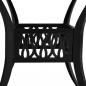 Preview: 5-tlg. Bistro-Set Aluminiumguss Schwarz