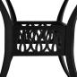 Preview: 3-tlg. Bistro-Set Aluminiumguss Schwarz