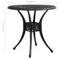 Preview: 5-tlg. Bistro-Set Aluminiumguss Schwarz