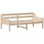 Preview: Tagesbett 75x190 cm Massivholz Kiefer