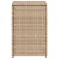 Preview: Propan-Tank-Verstecktisch Beige 40x40x60 cm Poly Rattan