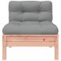 Preview: Gartensofa mit Kissen und Fußhocker Massivholz Douglasie