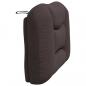 Preview: Kopfteil-Kissen Dunkelbraun 80 cm Stoff