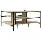Preview: Couchtisch Sonoma-Eiche 100x100x48,5 cm Holzwerkstoff