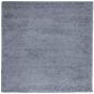 Preview: Teppich Shaggy Hochflor Modern Blau 200x200 cm