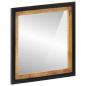 Preview: Badspiegel 55x1x60 cm Glas und Massivholz Mango